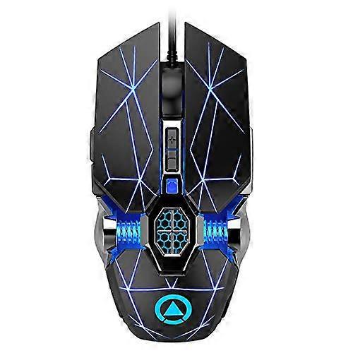 Gaming Mouse Mechanical RGB Wired Ergonomic High Precision for PC Gaming - Adjustable DPI and Customizable Buttons