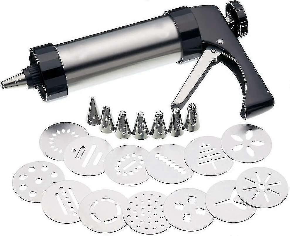 Cookie And Icing Making Kit, 13 Cookie Trays, 7 Icing Nozzles, Cake Decorating Tools
