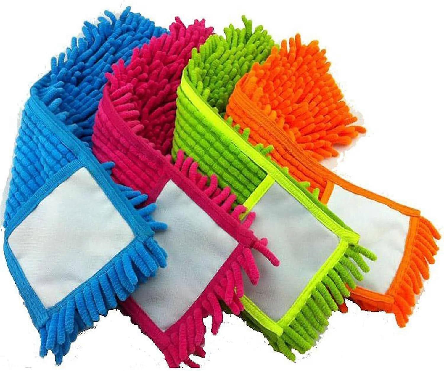 High quality brand new  4-Pack Microfiber Chenille Cleaning Mop Pad