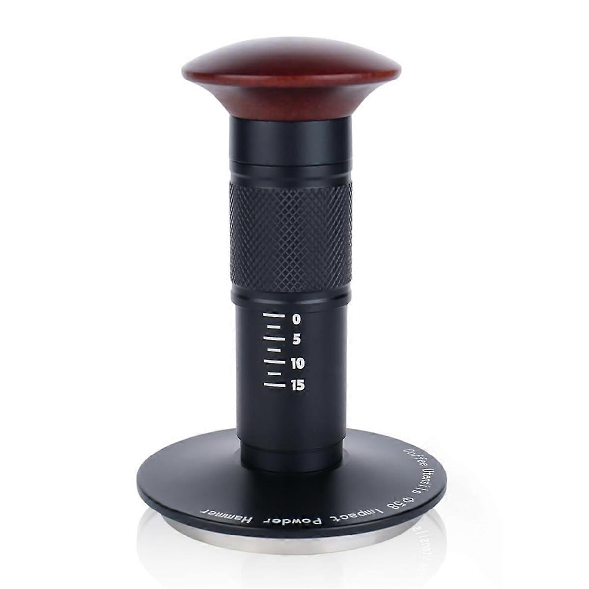 Espresso Tamper with Sound Feedback, Impact Coffee Tamper, Calibrated Espresso Hand Tamper Fit for Portafilters 51mm