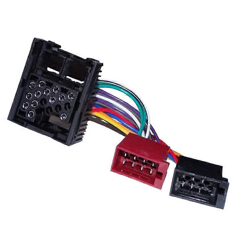 Msanzeo Radio Plug Adapter Quadlock Cable ISO For BMW MINI E30 E36 E46 E34 E39 E32 E38 E31 X5