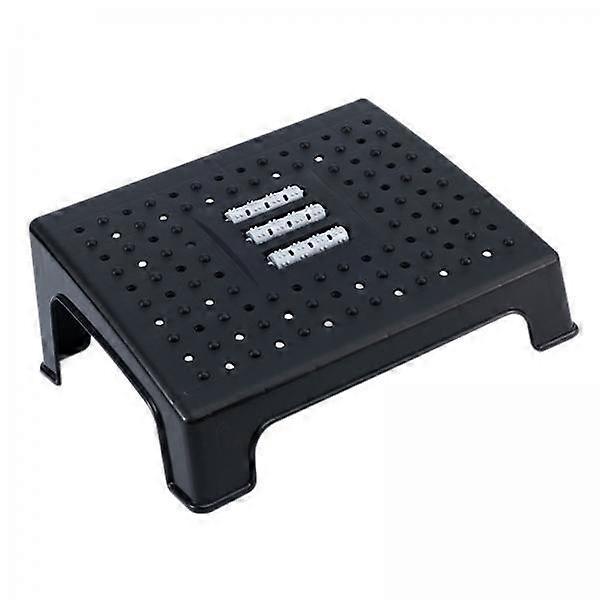 2x Footrest with Massage Texture And Angle Foot-Rest for Gaming