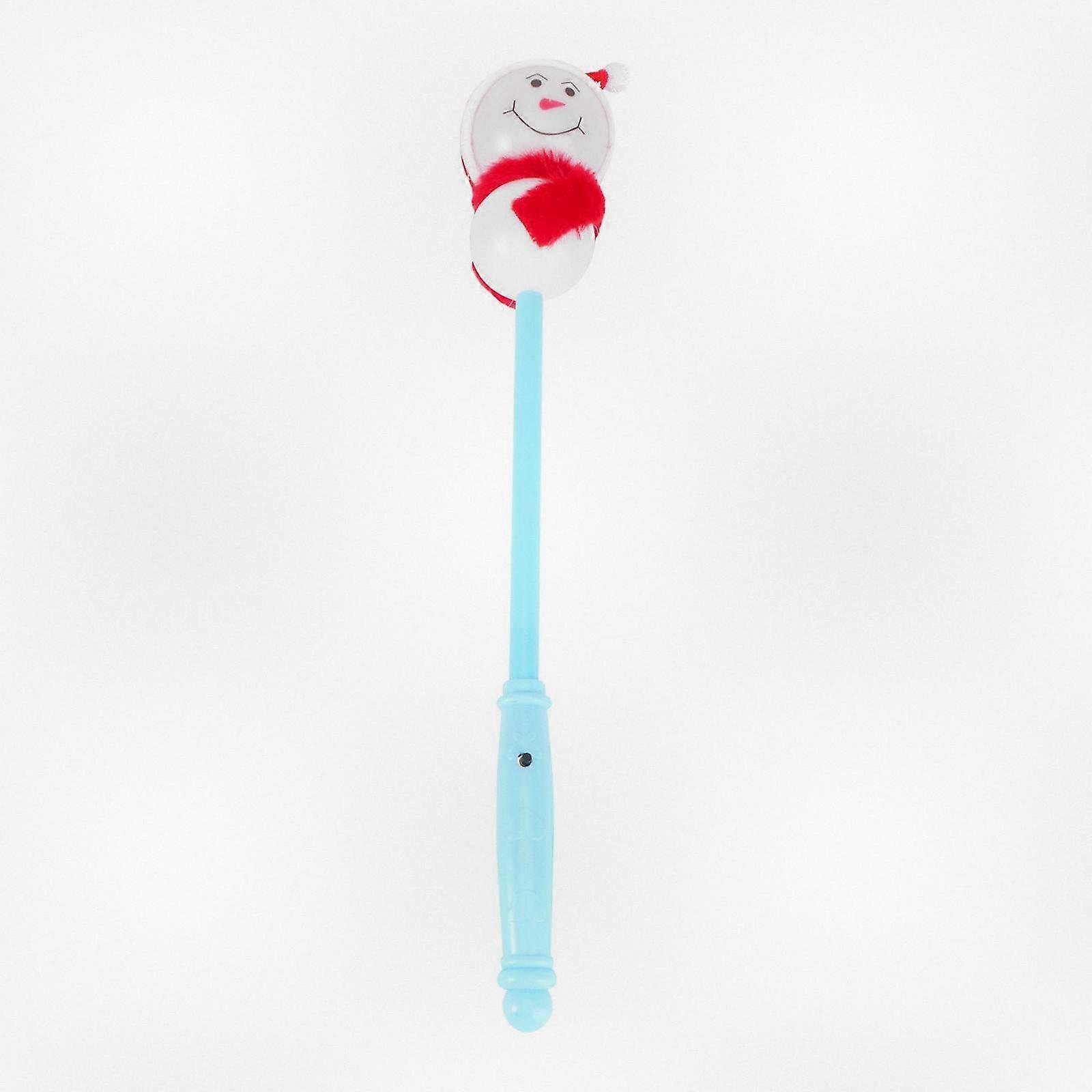 LED Snowman Light-Up Wand Flashing Party Toy for Kids Holiday Gift Random Color