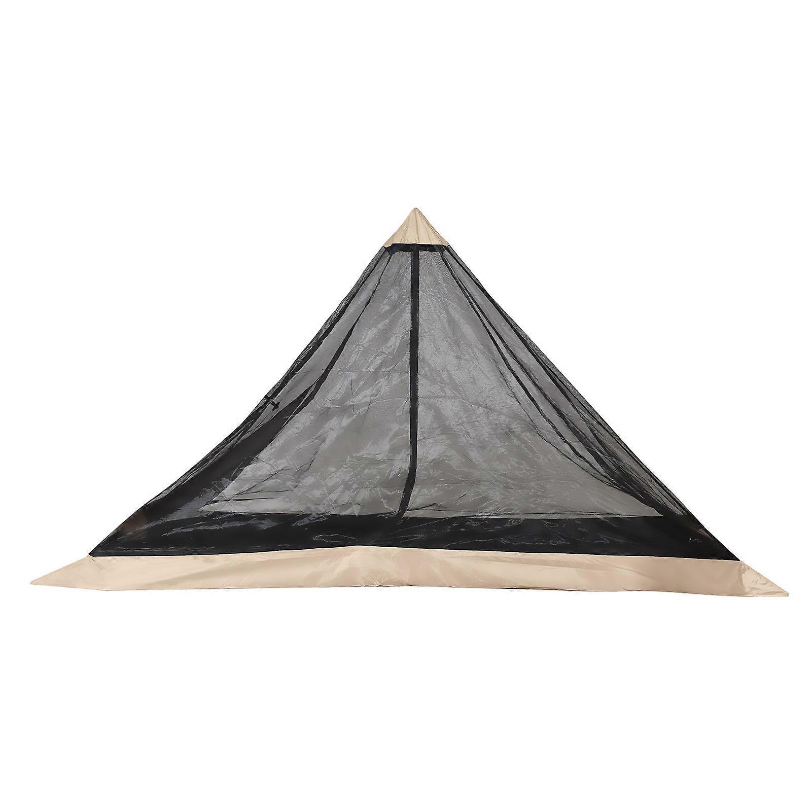 Mesh Tent for Outdoors Ultralight 700g Mosquito Prevent Camping Tent Easy Install Double Use Pole Moisture-Proof 1 Person Backpacking Tent