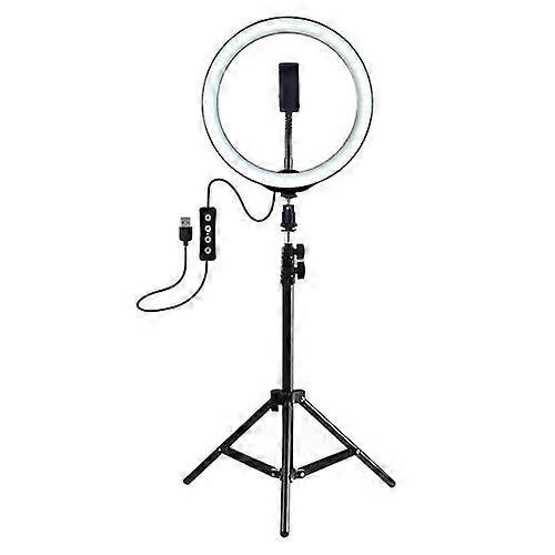 Wireless Remote Control Led Ring Light, Portable Design With Adjustable Color Temperature And Foldable Desk Stand For Photography Videography And