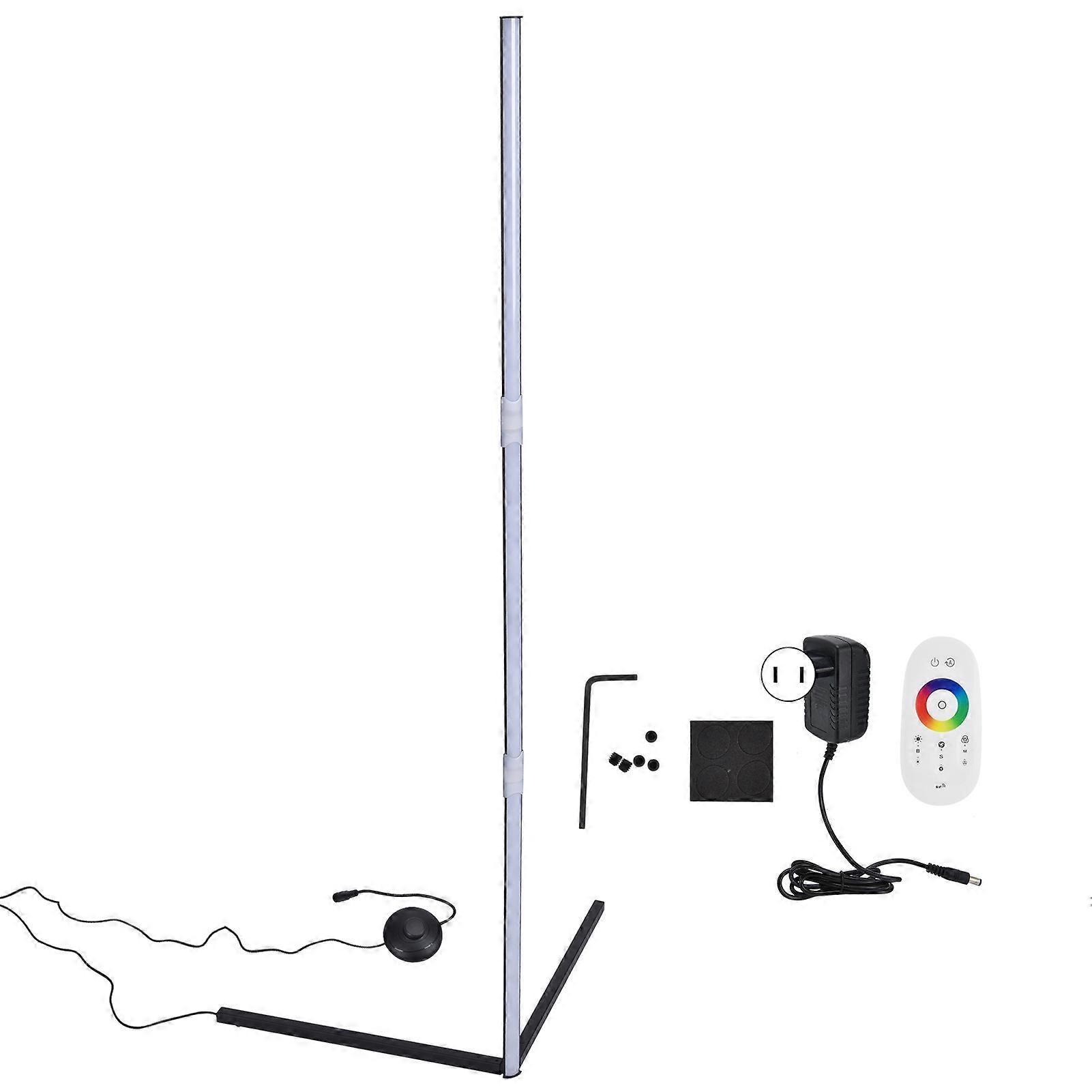 Lampada da terra RGB Abbagliante riempimento di colore moderno triangolare semplice telecomando LED luce d'angolo 100-240V