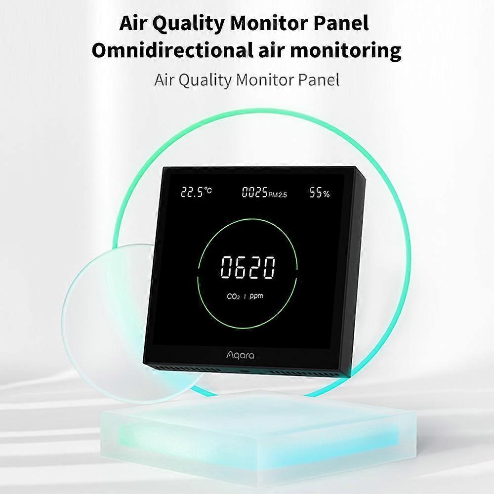 S1 Quality Monitor Panel Omni Directional Air CO2 PM2.5 Temperature Humidity Monitoring for Homekit Aqara Home App