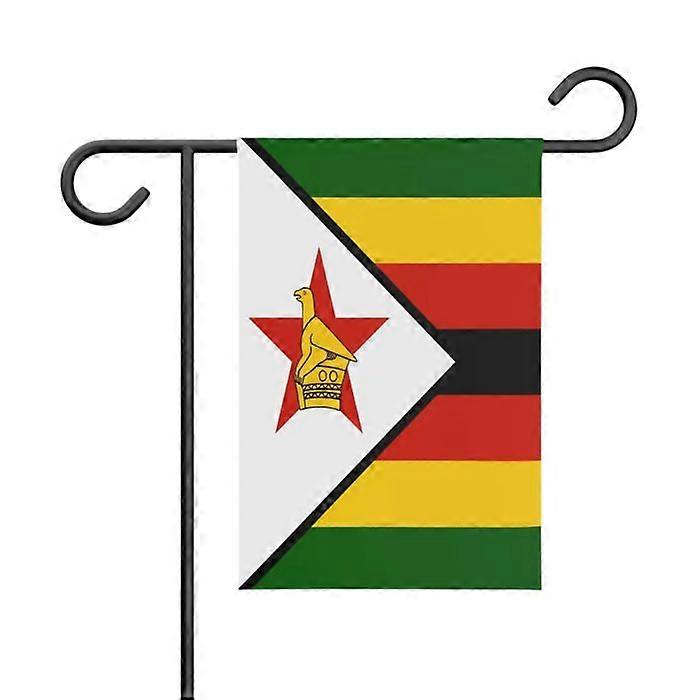 Flag - Zimbabwe - 32 x 47.5 cm - Polyester - Double-sided print - Outdoor garden