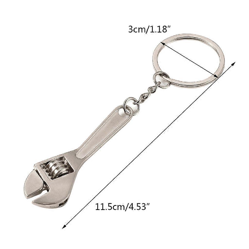 Adjustable Small Spanner Key Ring Tool Set Gifts Men Novelty Keyring Tools