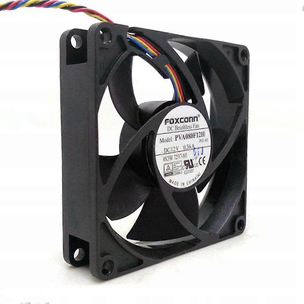 Pva080f12h 8cm 8020 Cooling Fan 12v 4-wire Computer Cpu Power Supply Fan