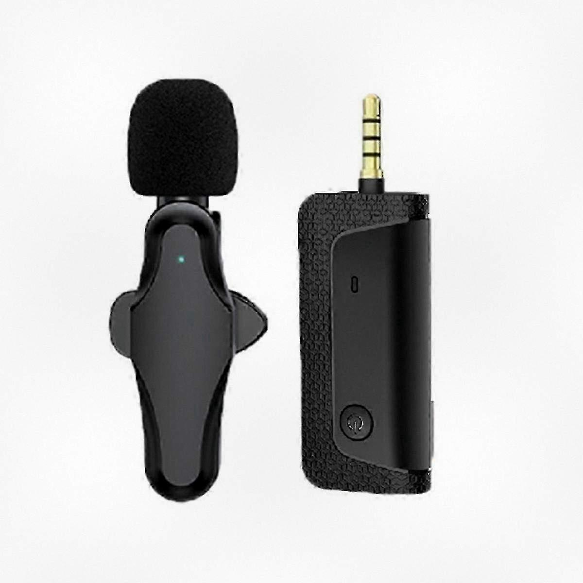Wireless Lavalier Microphone with Noise Reduction for Use with Megaphones, Amplifiers, Cameras, Computers, and Mobile Phones, Suitable for V
