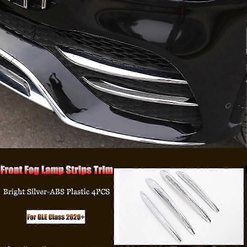 Décoration intérieure de voiture pour Mercedes Benz Gle Class W167 V167 Gle350/400/450 Amg Gle53 2020+ Voiture Avant Brouillard Bande Admission d’air Grille Lattes Garniture Cov