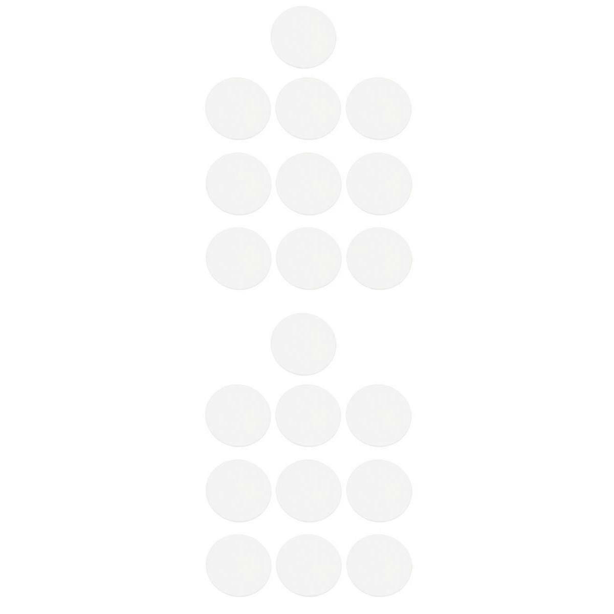 20 Pieces Flat Mineral Replacement Parts Watchmakers