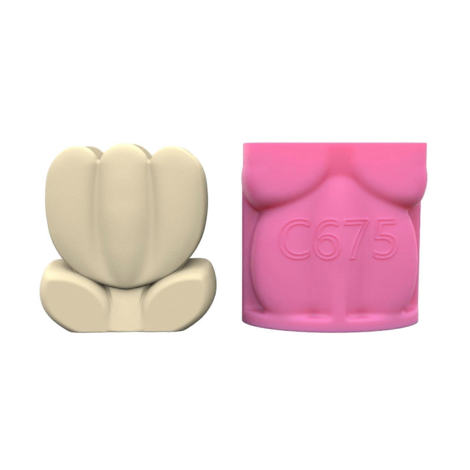 Δημιουργικές τουλίπες Χυμώδεις γλάστρες Κάτοχος στυλό καλουπιού Καλούπι σιλικόνης Σκυρόδεμα γύψο Γλάστρα Μούχλα βάζου Εποξειδική ρητίνη Μούχλα