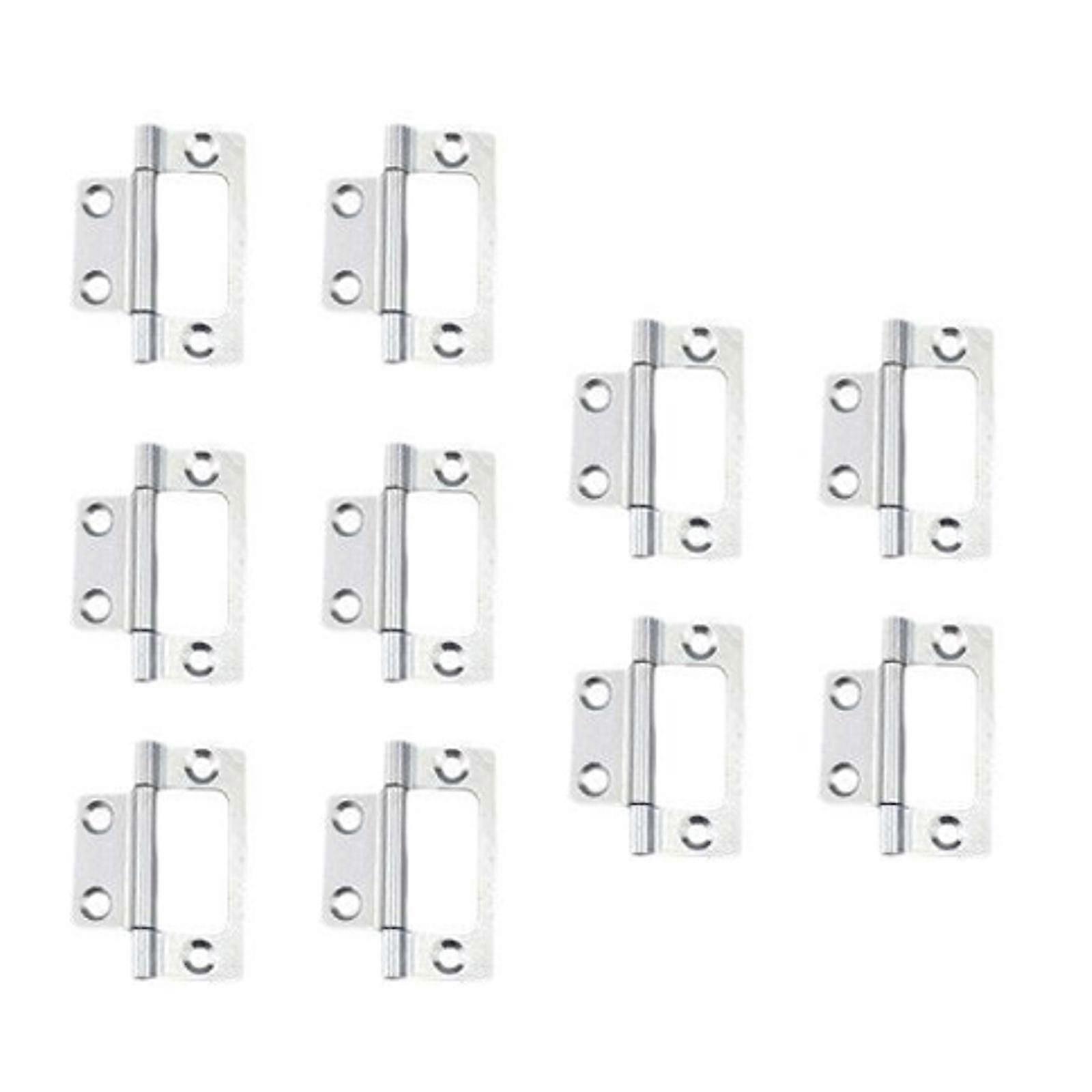 10Pcs Door Hinges Door Hardware Versatile Easy Installation Premium Rotating