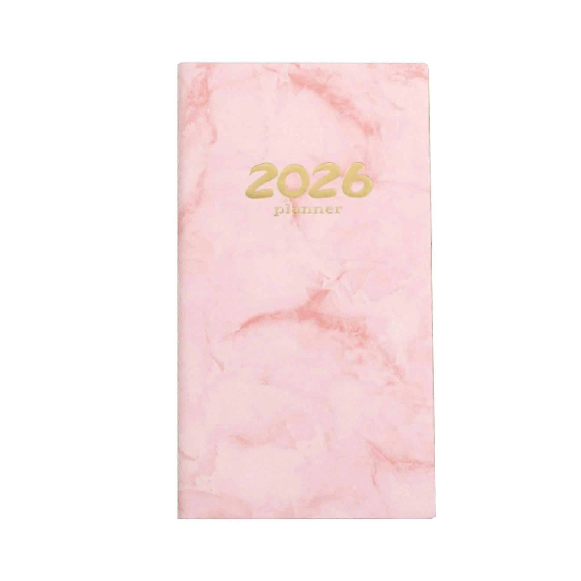 To Do Planning Journal With Waterproof Pu Cover 2026 Schedule Planner A6 Notebook For Students Worker Daily Yearly Planning Notebook