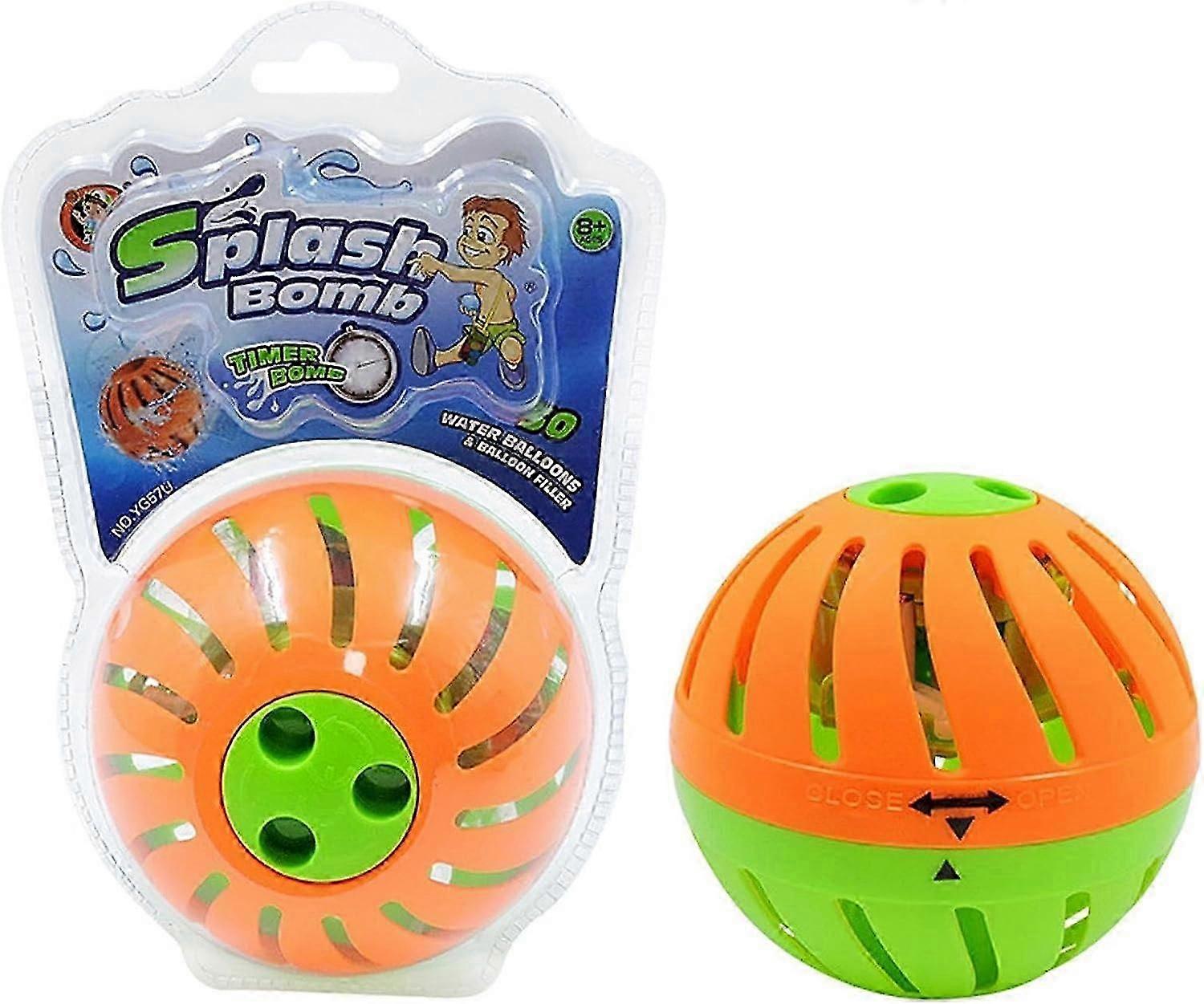 Tidsindstillede vandbomber, Splash Timer Ball, Genanvendelige vandballoner, Vandlegetøj med timerfunktion, Sjovt poollegetøj og vandspilslegetøj, Fest Vandkamp og O