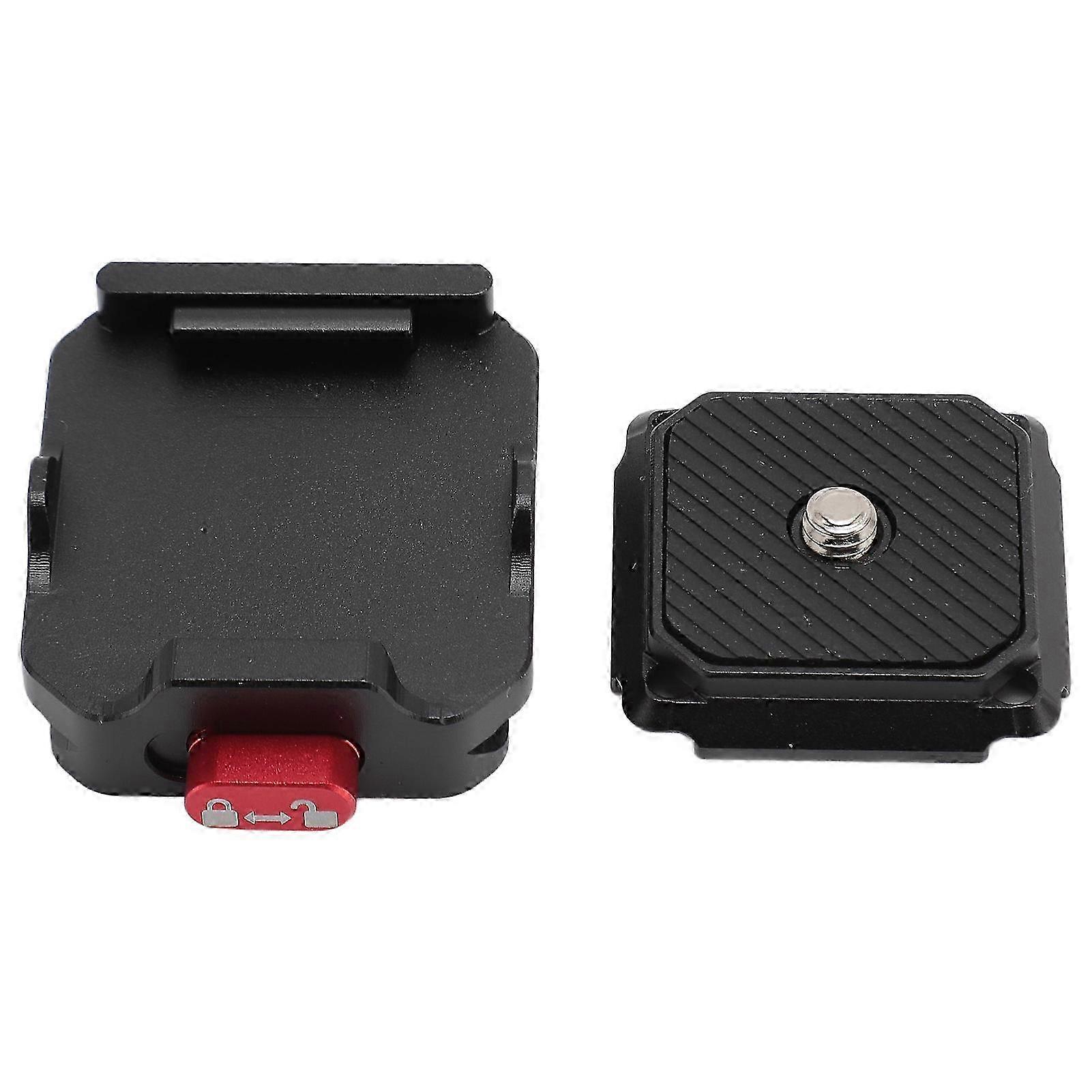 Arca Quick Release Plate Aluminum 1/4" 3/8" Thread for DSLR Camera Tripod Ball Head