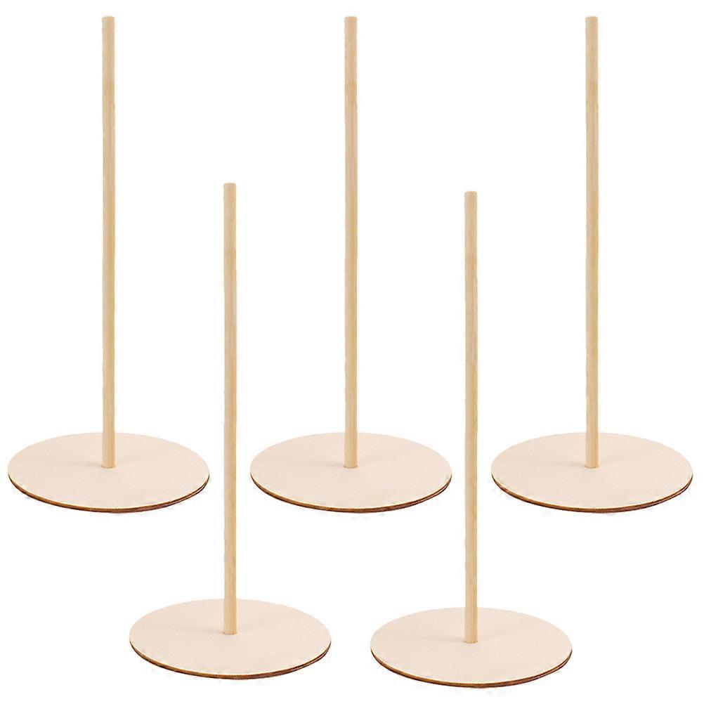 Wooden Donut Presenters with Edge-Free Finish for Safe Handling