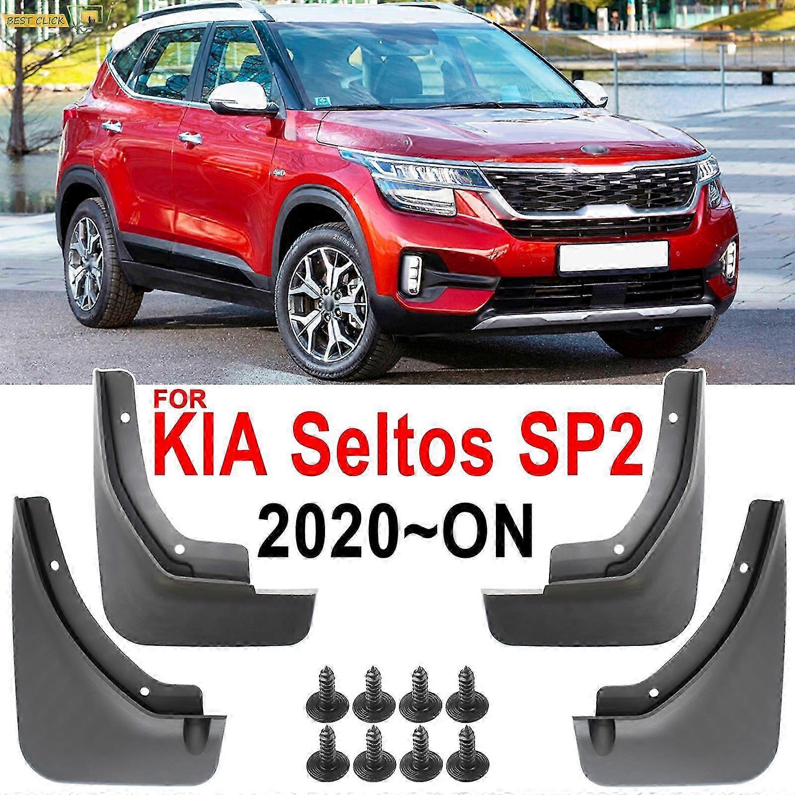 Set of 4 Car Mud Flaps Splash Guards Suitable for Certain Brand Seltos SP2 Models 2019 2020 2023 for Front and Rear Wheel Styling