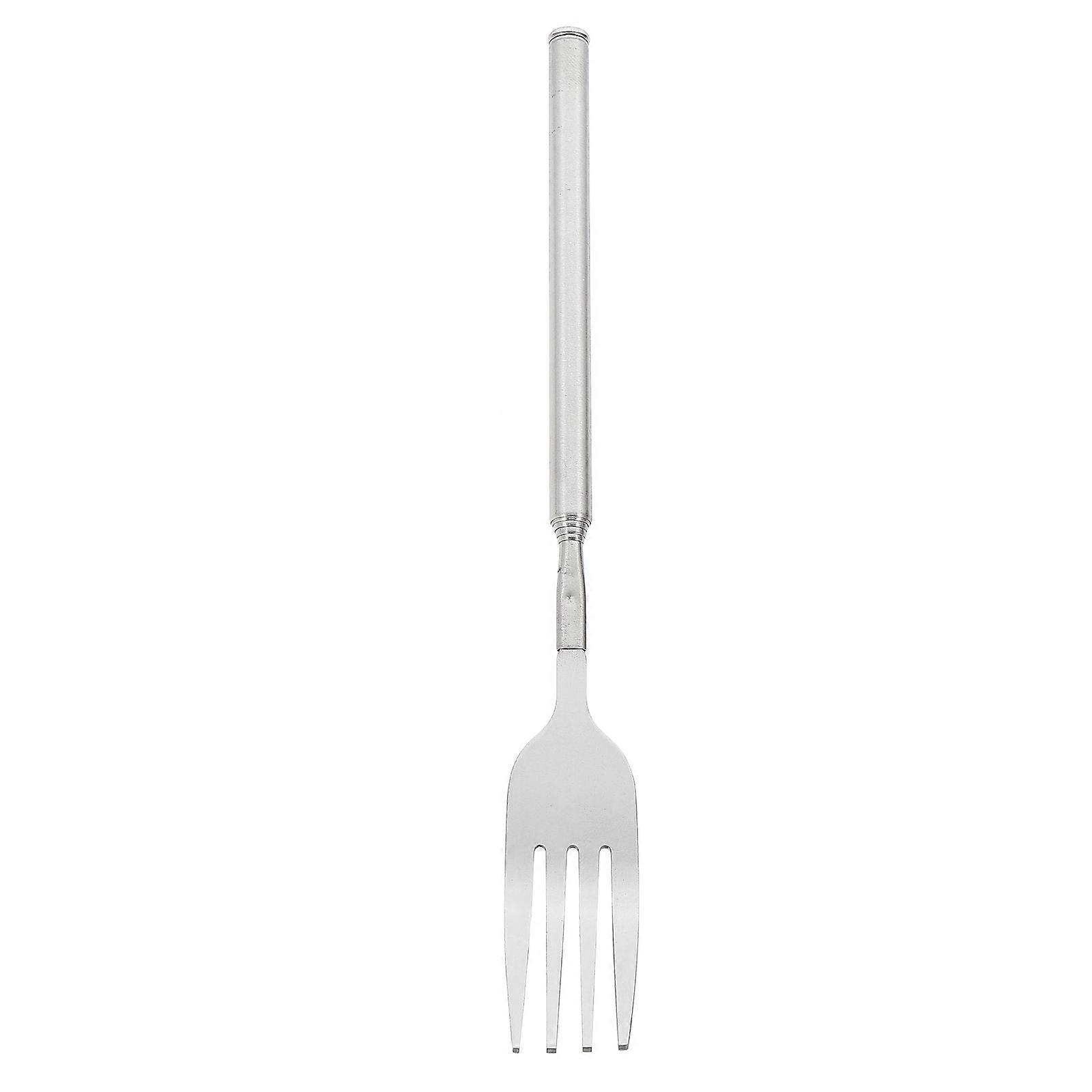 Safe Barbecue Fork Extendable, Compact Storage for Camping and BBQ