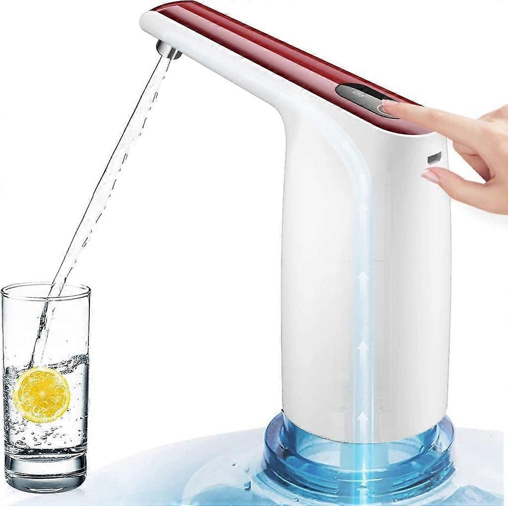 Portable drinking water pump, faucet water pump electric, suitable for 3-5 gallon bottled water bottles, automatic water dispenser