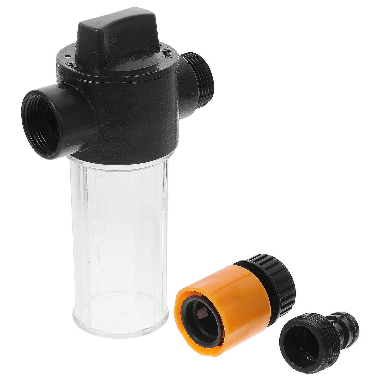 It seems like you're looking at a product listing for a **garden hose nozzle set** that includes a **snow foam bottle** and is compatible with