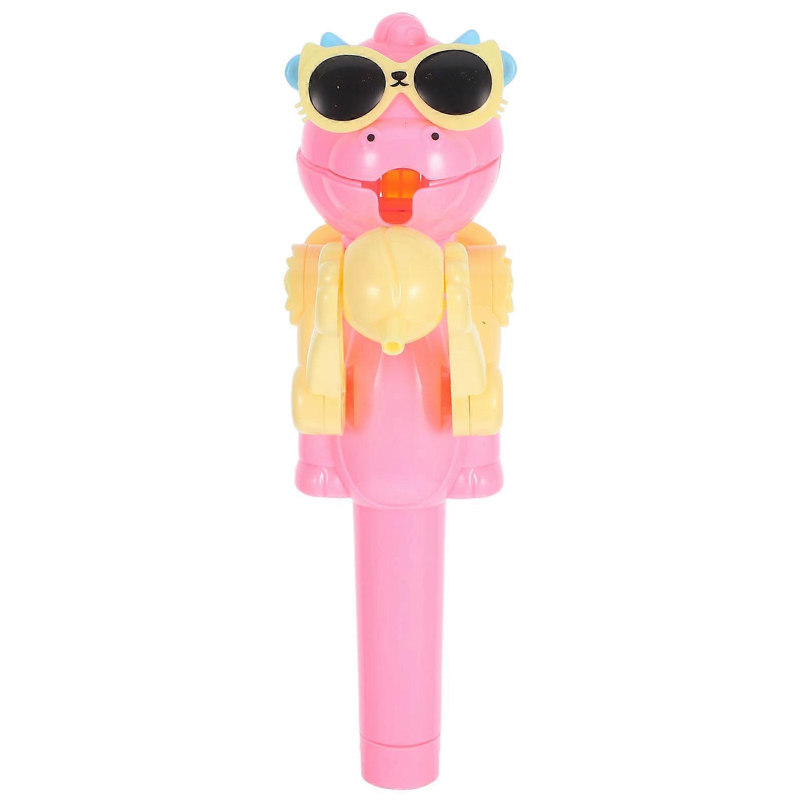 Sucette à ventouse rose support pour le stockage de bonbons Cadeau de jouet créatif pour enfants en plastique 1PC