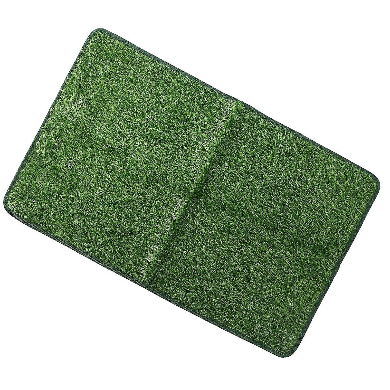 Artificial Grass Dog Pee Pad Large Size Prevent Slip Soft Comfortable Reusable Dog Potty Training Rug Mat for Indoor Outdoor 