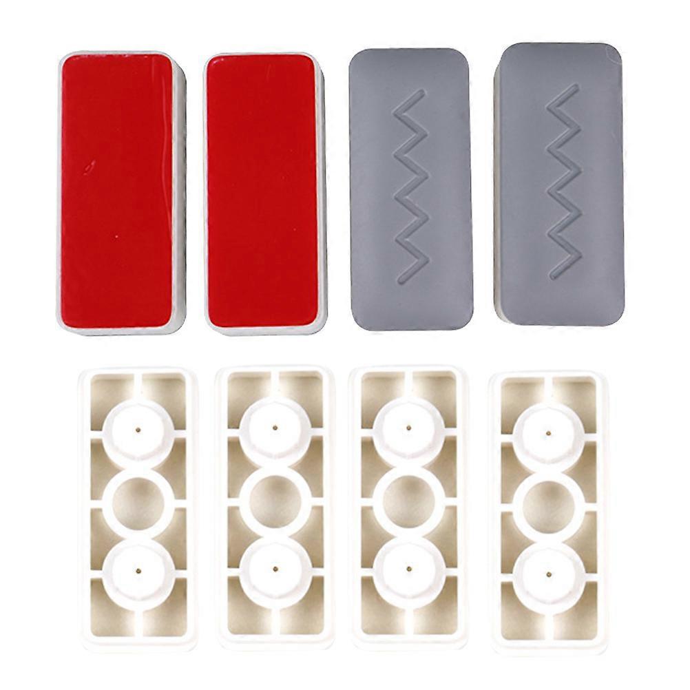 Toilet Seat Fastenings Height Increase Universal Design ABS Material 8Pcs