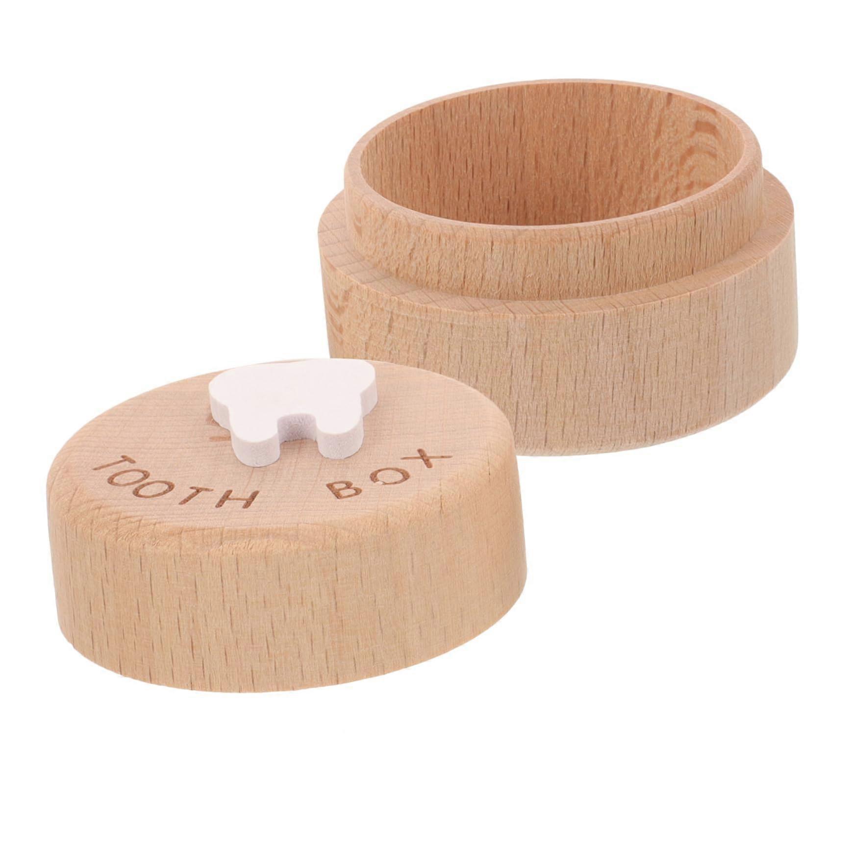 Tooth Box Milk Tooth Storage Box Cartoon Design For Tooth Fairy Gift Box For Boys And Girls 6 Compartments Memory Box