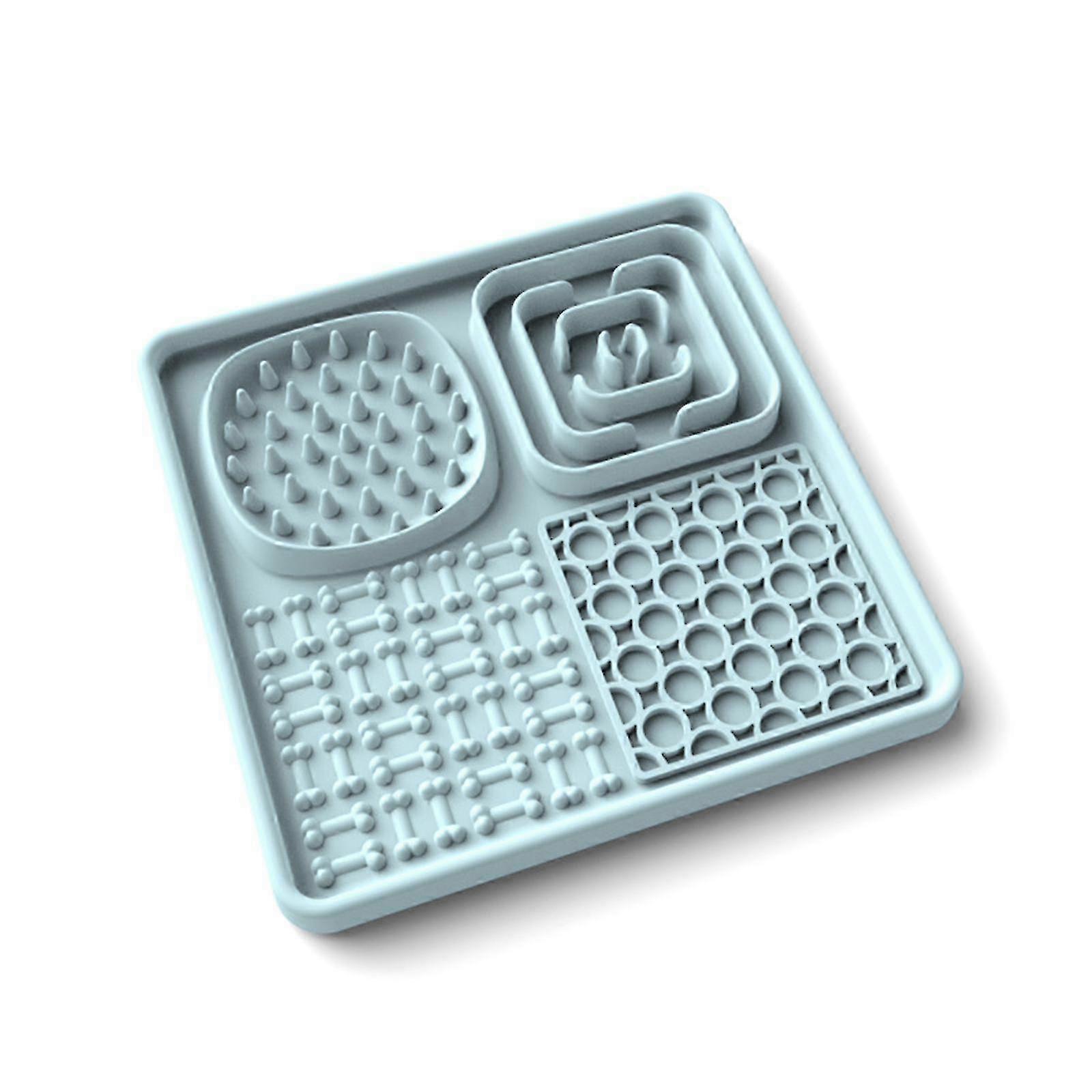 Silikon Pet Lick Mat Pad für Hunde, um Langeweile zu lindern, langsame Fütterung zu fördern und beim Baden und Pflegen zu helfen