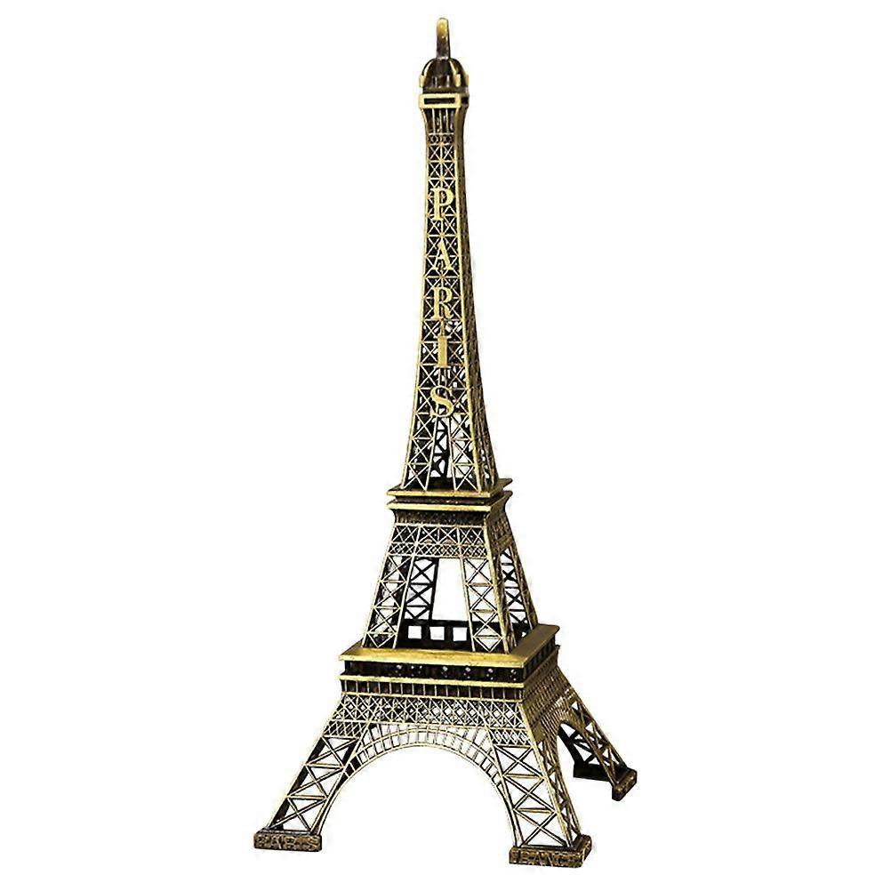 Vintage Eiffel Tower Model 3D Architectural Craft Art Statue Model Paris Landmark Ornament