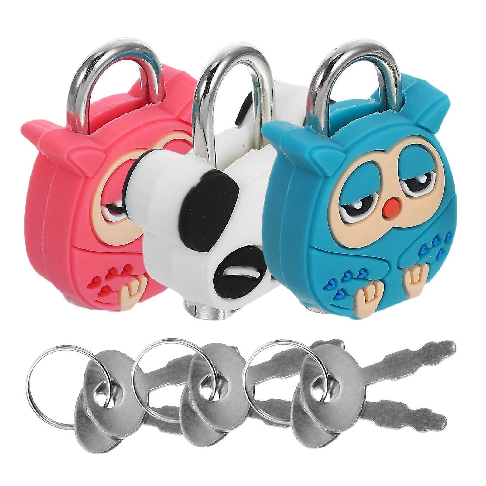 3pcs Mini Metal Locks with Keys – Durable Padlocks for Luggage, Backpacks, Jewelry Boxes, and Gym Bags – Compact Security Locks for Everyday Use