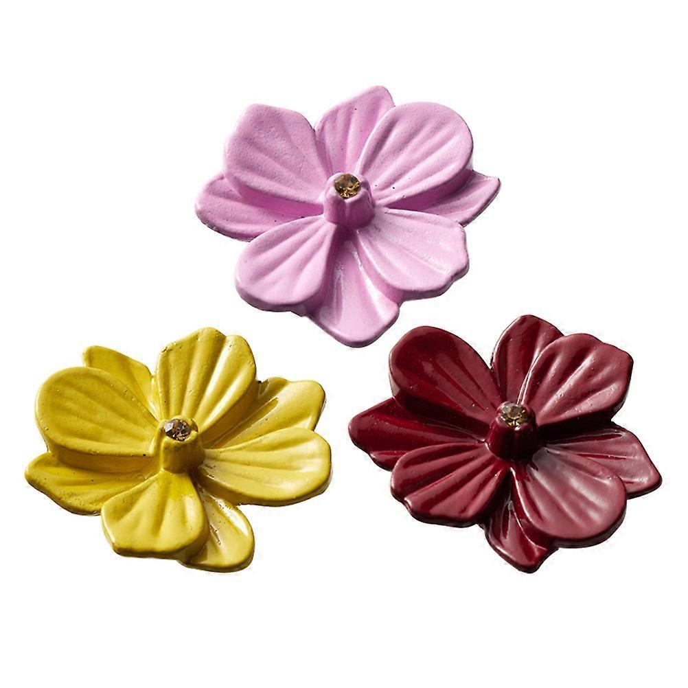 Zinc Alloy Pull Handle Furniture Knob Wardrobe Easy to Install Pink 3Pcs