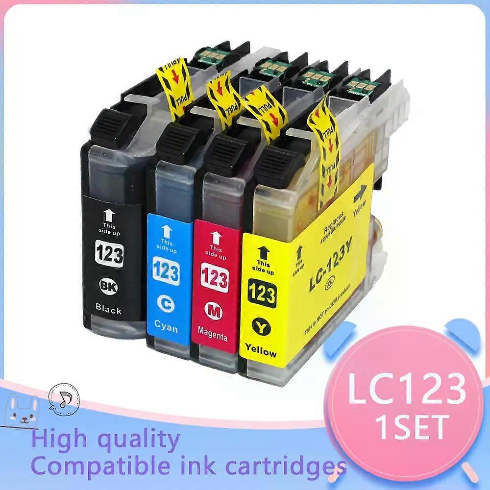 Compatible ink cartridges for Brother LC123 MFC J4410DW J4510DW J870DW DCP J4110DW J132W J152W J552DW printer LC123 XL