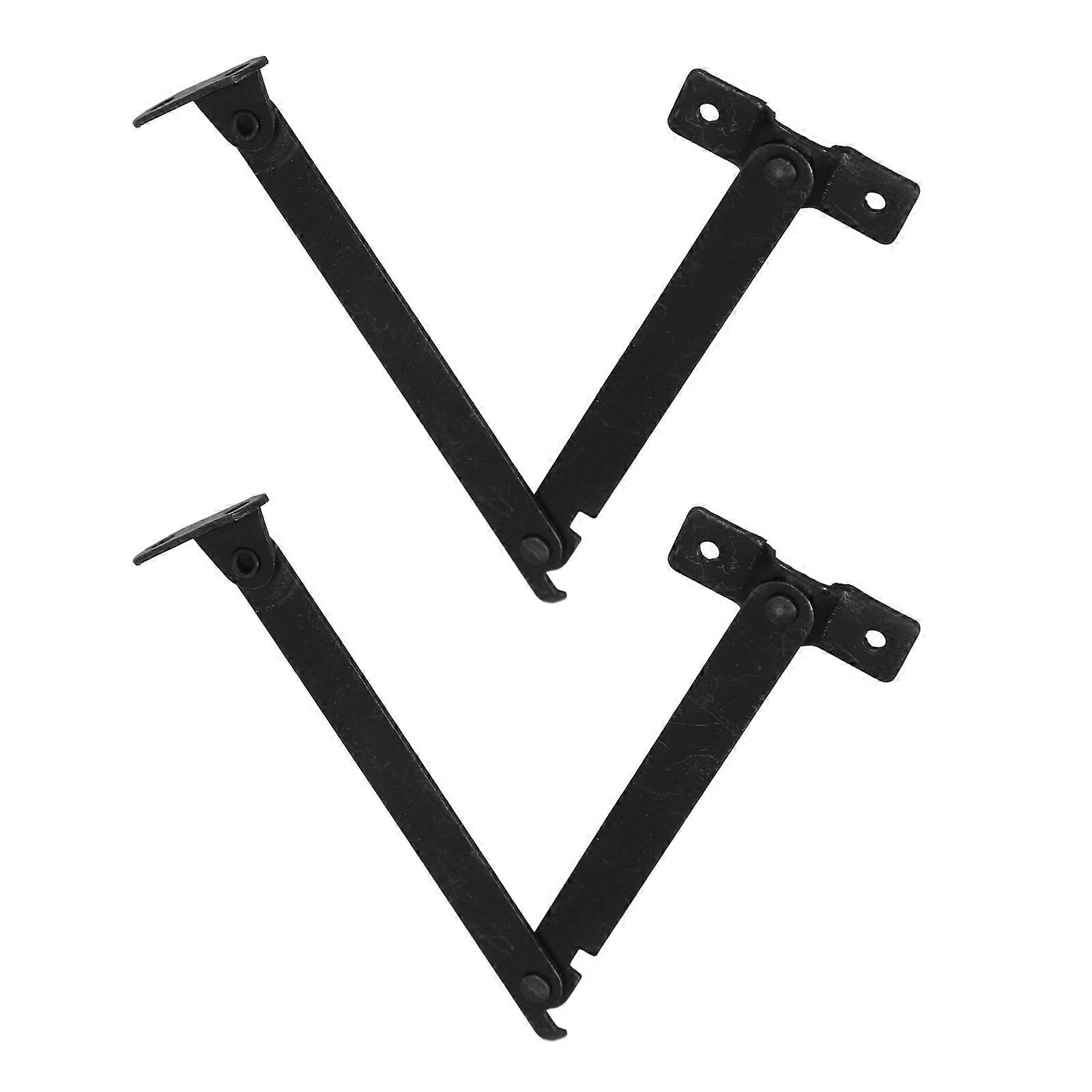 Folding Lid Support Hinges Spring Lid Stay Hinges for Box Cabinet Furniture Support for Lids 19.20X4.00X1.30CM 2Pcs