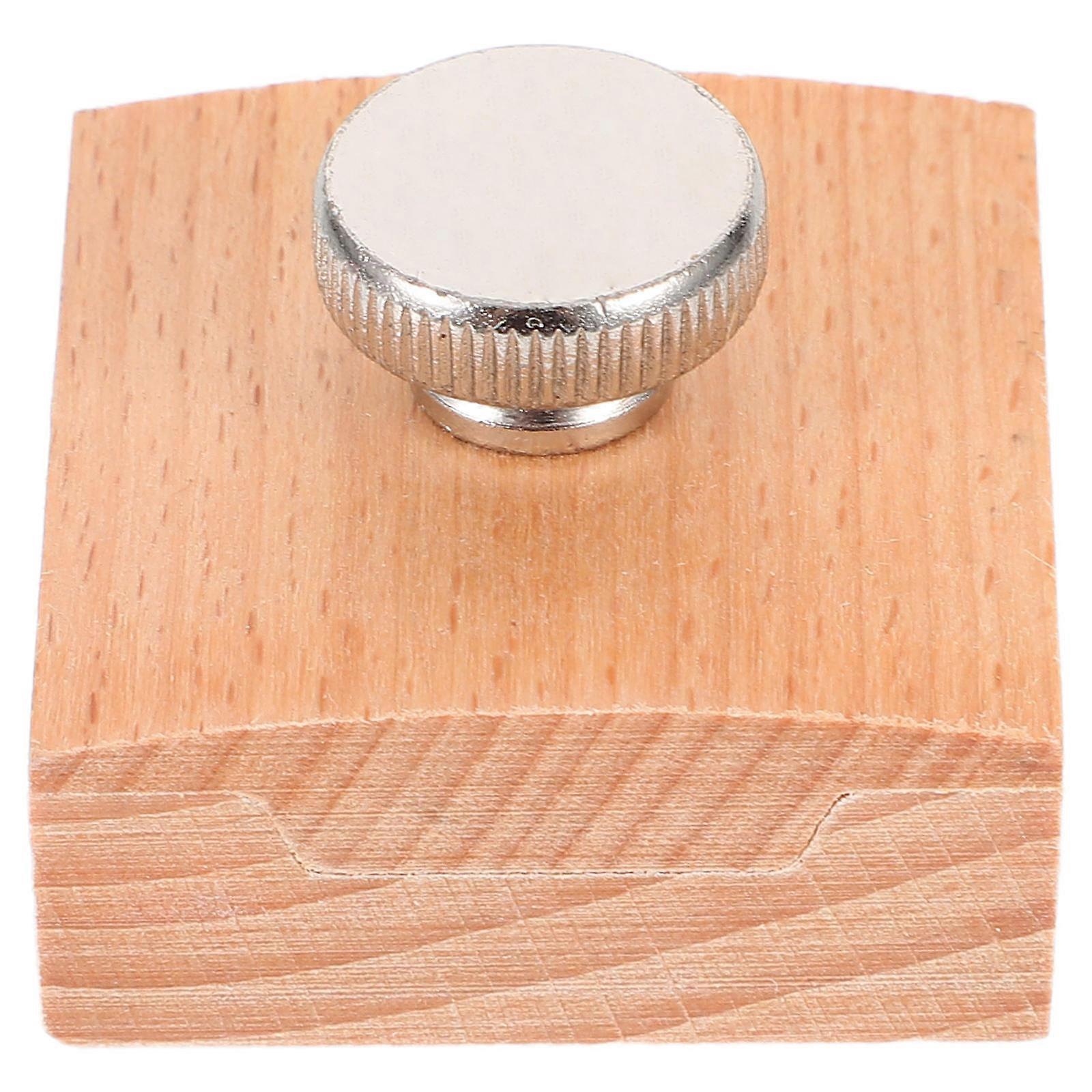 Wooden Sandpaper Block with Ergonomic Design, Multi Use Edge Sander for , Wood, and DIY Projects, Durable Plastic and Metal Construction