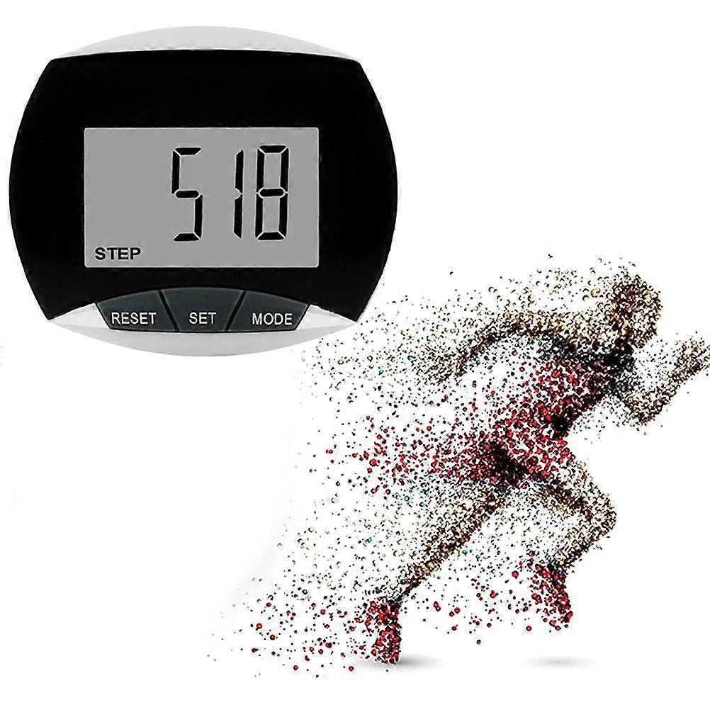 Multifunctional Pedometer Step Counter Clip LCD Display 6.5×5.4×2.5cm