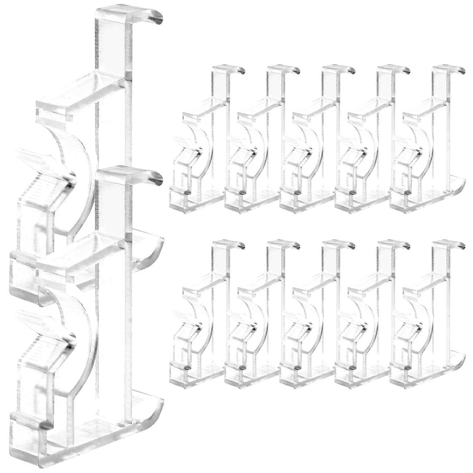 Plastic Blinds Clips Hold Steady Household Use 5.5X3.6CM Easy to Install and Use 2 Sets