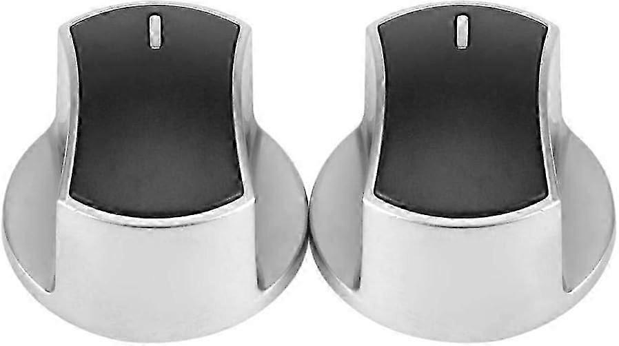 2pcs Universal Gas Stove Cooker Part Control Knobs Replacement Metal Rotary Switch Cooking Surface Control Locks Oven Switch New