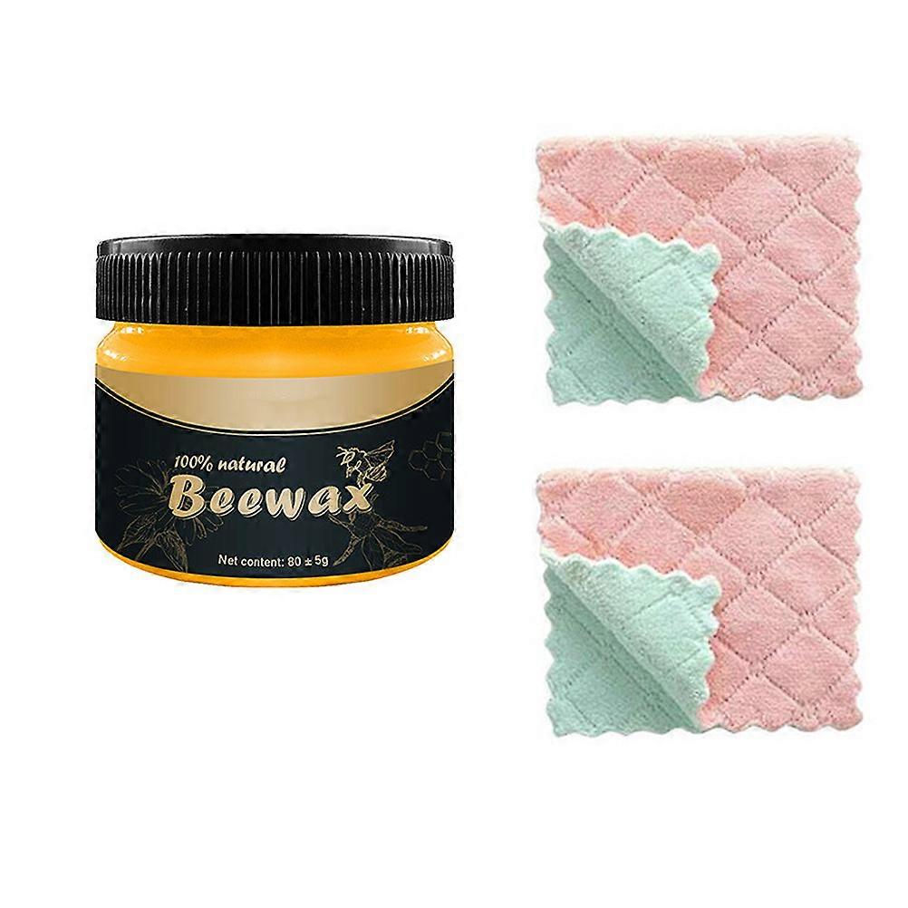 Furniture Care Beeswax Wood Floor Wax Waterproof Dustproof 4Pcs