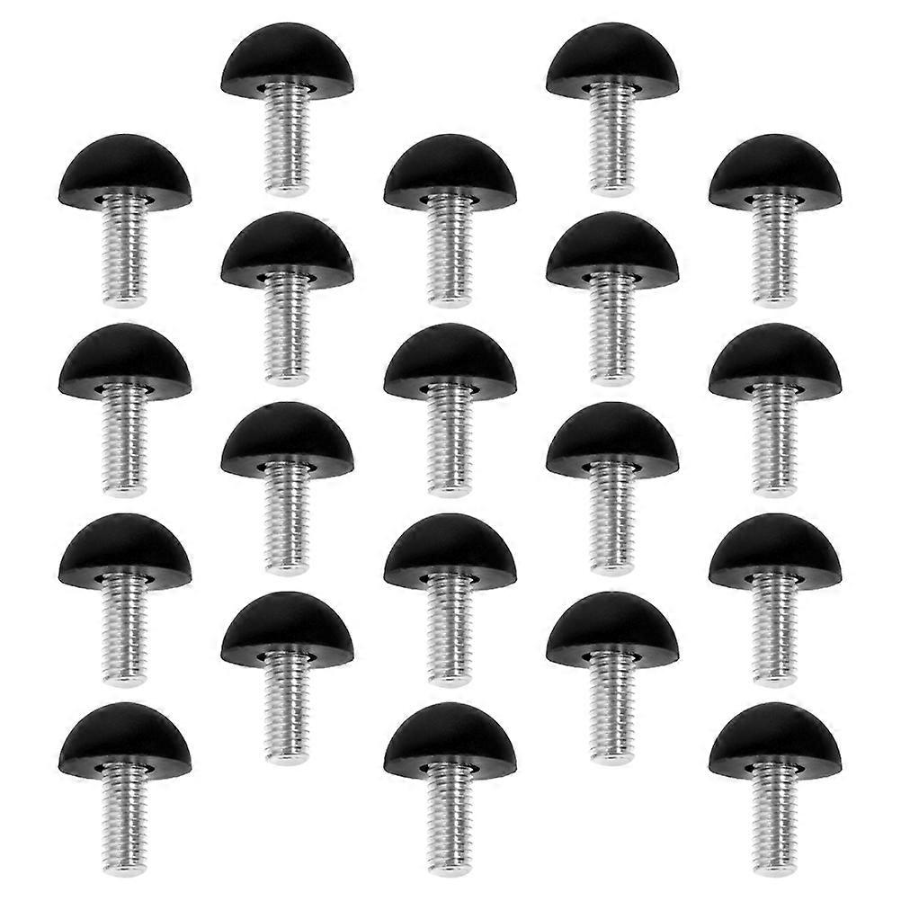 Furniture Levelers Table Heavy Duty Leveling Feet Adjustable Height For Tables Metal Black 20Pcs