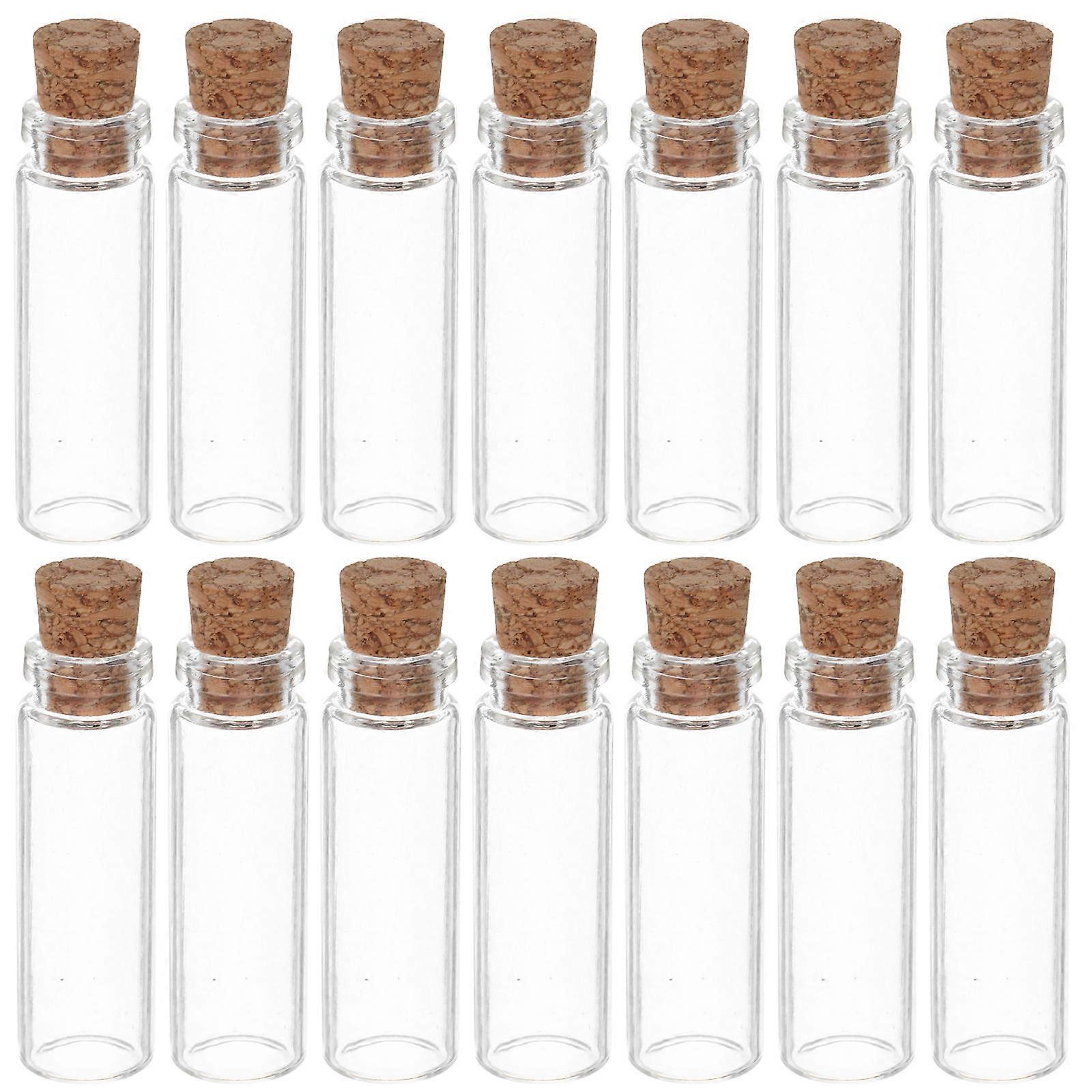 Small Glass Jars With Lids Decoration Craft Making Occasions Miniature Empty 24Pack