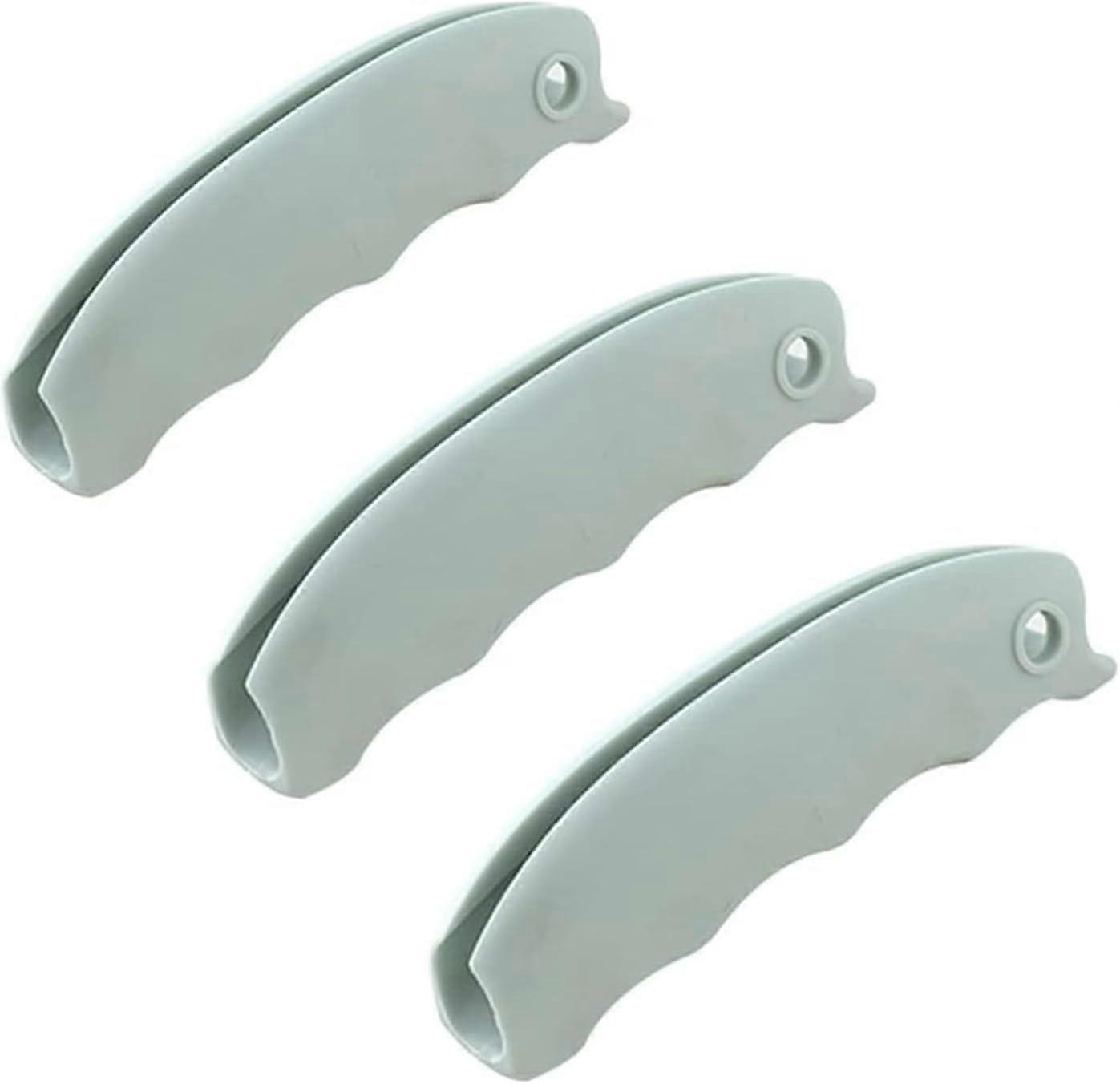 Pack Blue Plastic Silicone Grocery Bag Handles