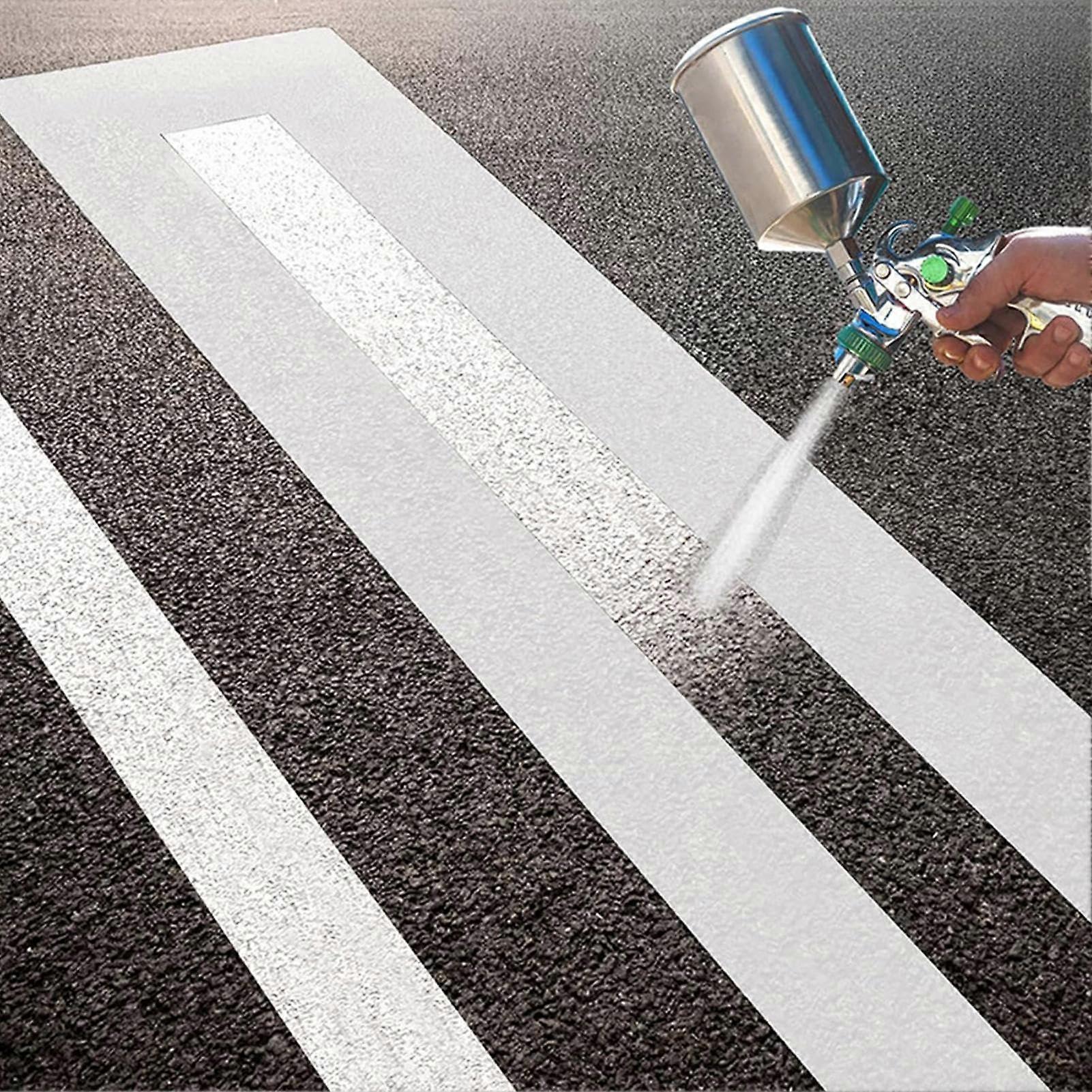 Parking Line Stencil, Silicone, Foldable, Reusable, Line Stencil for Painting Parking and Pavement Lines for Asphalt, Concrete, Plaster, 235 x 30 cm
