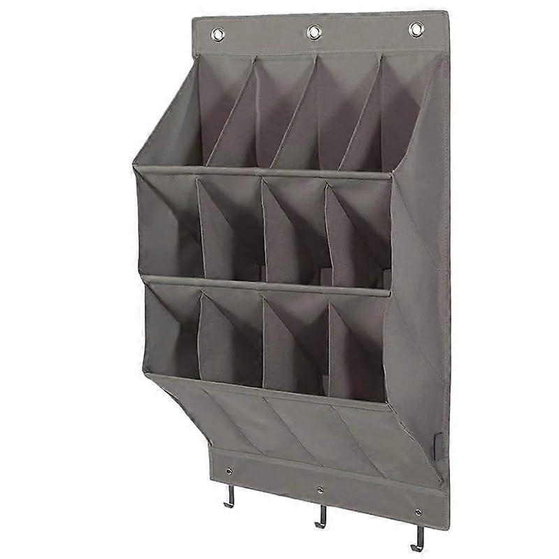 Hanging Shoe Rack, 12 Large Pockets, Wall Mounted