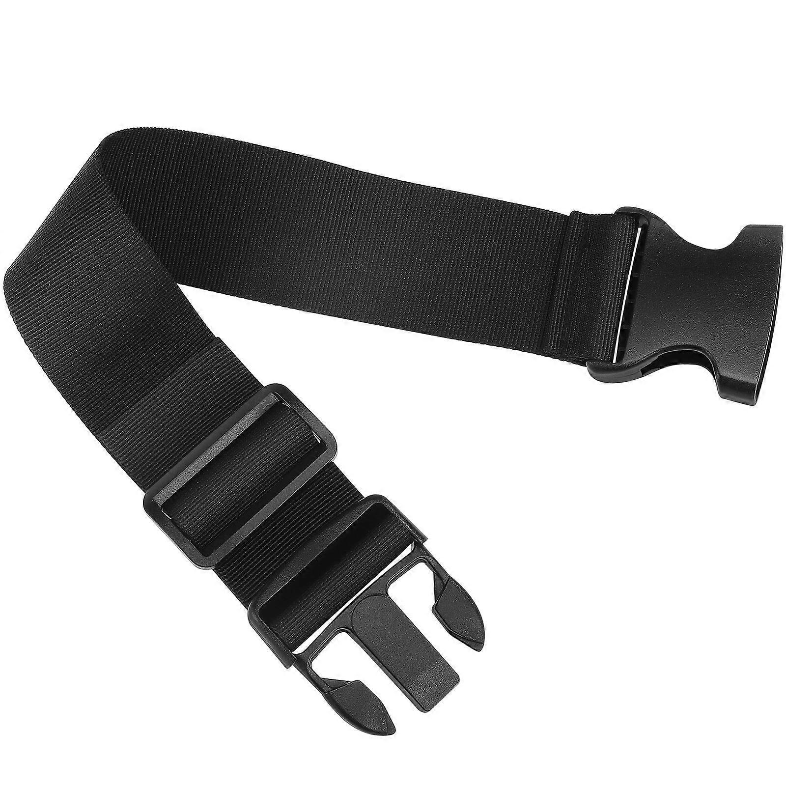 Utility Belt Extender Fanny Pack Strap Everyday Use Black Nylon 1Pcs