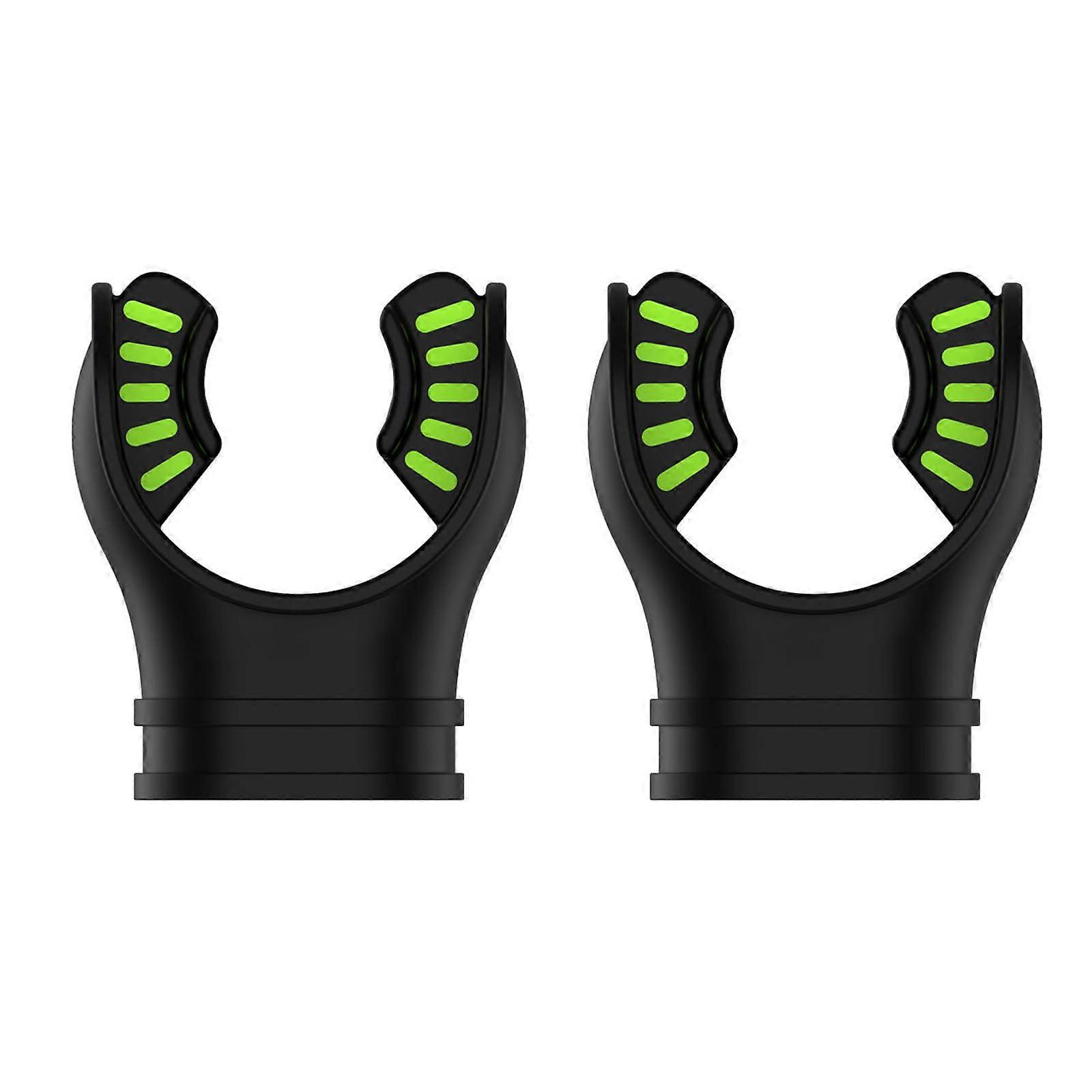 Silicone snorkel mouthpiece, 2 pieces, suitable for most standard regulators, diving equipment Ref: 4462