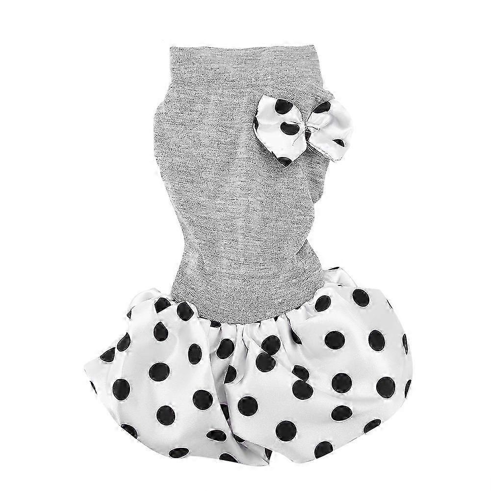 Pet Summer Cloth Piccolo Vestito per cani di piccola taglia per piccoli animali domestici con gonna a bolle in stile principessa ideale per eventi nuziali